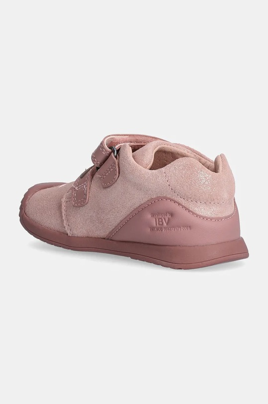 Fete Biomecanics pantofi din piele întoarsă pentru copii 241107 roz