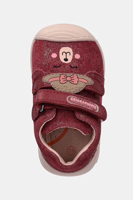 Biomecanics pantofi din piele întoarsă pentru copii burgundia 241107