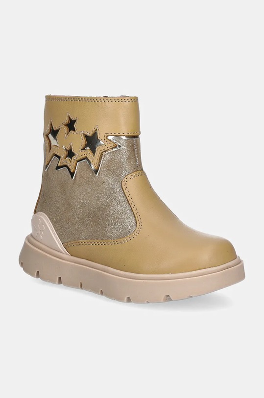 Biomecanics stivali per bambini pelle scamosciata beige 241213.24.27