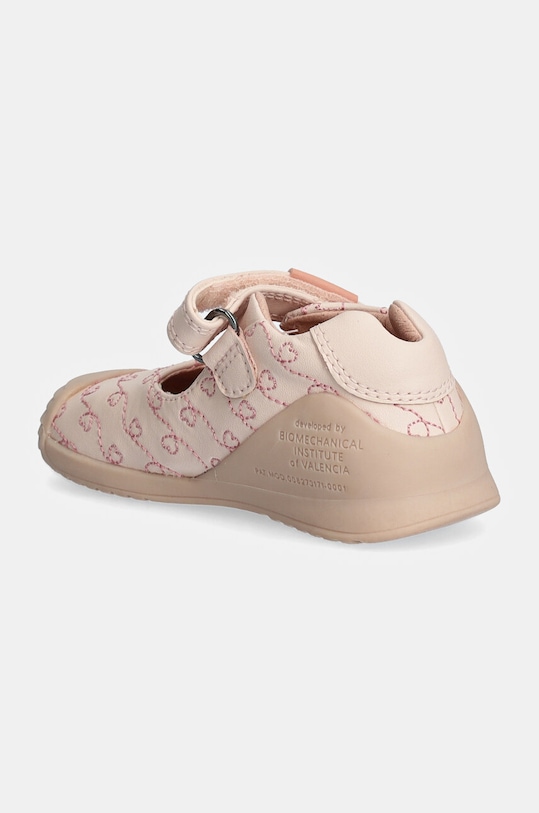DÍVKA Dětské kožené polobotky Biomecanics 241100 růžová