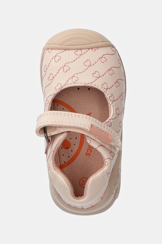 Dětské kožené polobotky Biomecanics růžová 241100