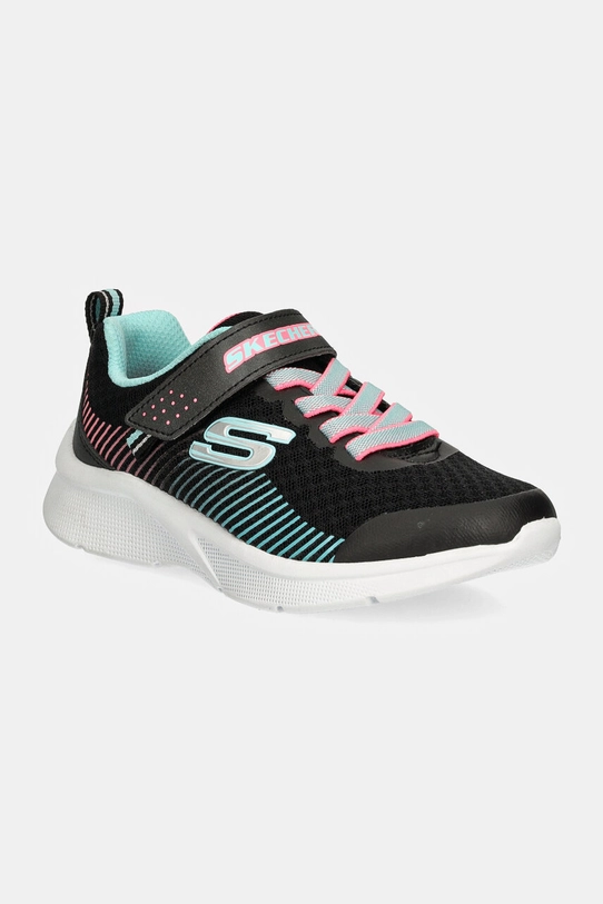 Skechers sneakersy dziecięce MICROSPEC syntetyczny czarny 302016L