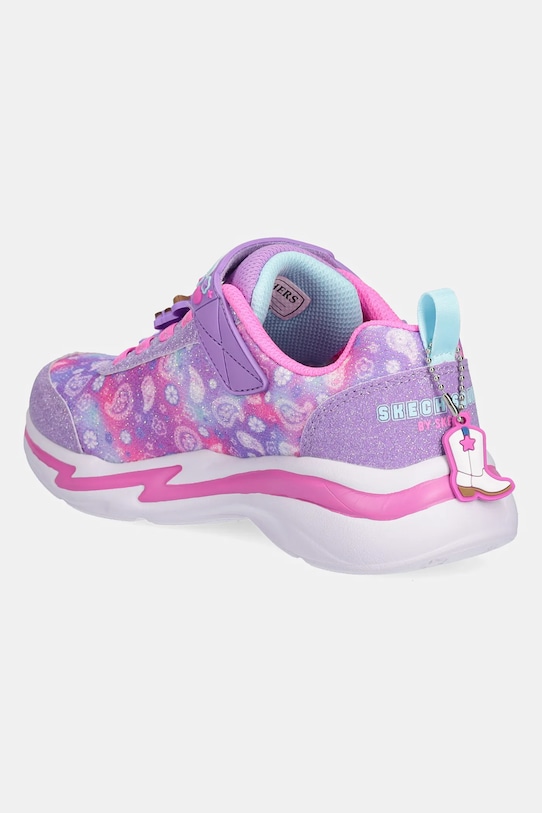 DÍVKA Dětské sneakers boty Skechers SNUGGLE SNEAKS 302214L fialová
