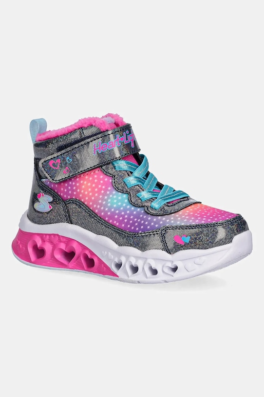 Skechers cizme de iarna pentru copii FLUTTER HEART LIGHTS sintetic multicolor 302677L