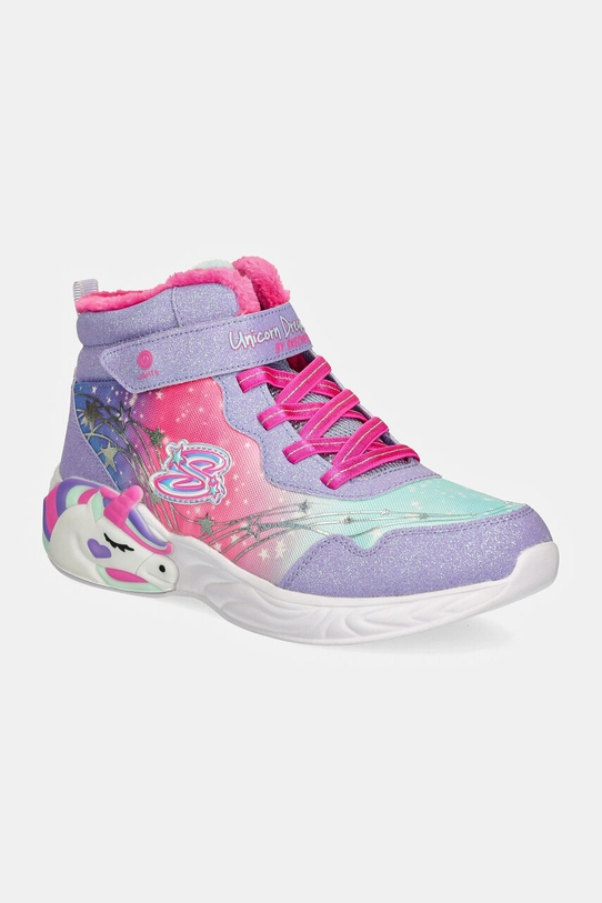 Skechers sneakersy dziecięce UNICORN DREAMS syntetyczny fioletowy 303057L