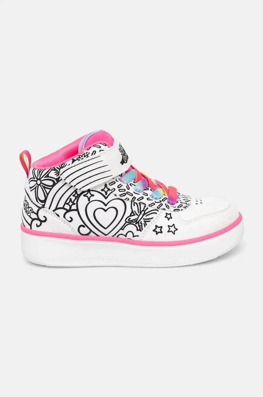 Skechers sneakersy dziecięce SPORT COURT 92 wysoka biały 302213L