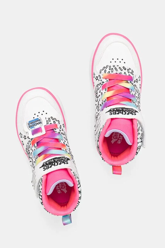 Skechers sneakersy dziecięce SPORT COURT 92 302213L biały