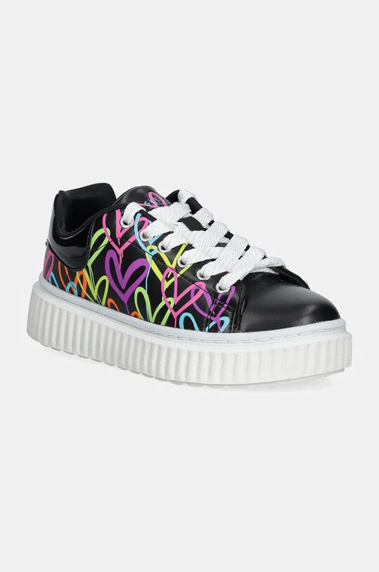 Skechers sneakersy dziecięce HI RIDGE imitacja skóry licowej czarny 314076L