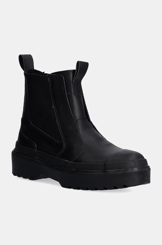 Дитячі шкіряні черевики Converse CHUCK TAYLOR AS CHELSEA LUGGED без утеплення чорний A08453C