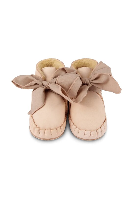 Donsje incaltaminte din piele pentru bebelusi Pina Organza Booties 1019100. roz AW24