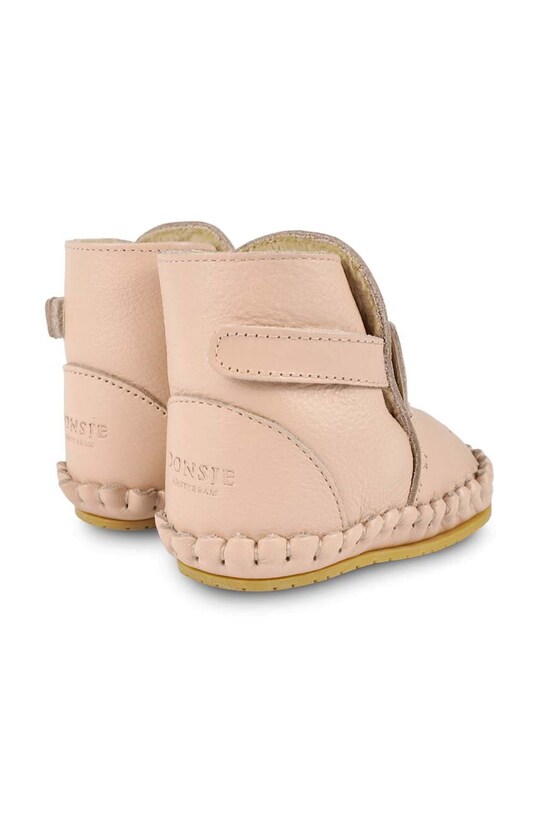 Девочка Кожаные кроссовки для младенцев Donsje Kapi Special Booties Unicorn 1028305. розовый