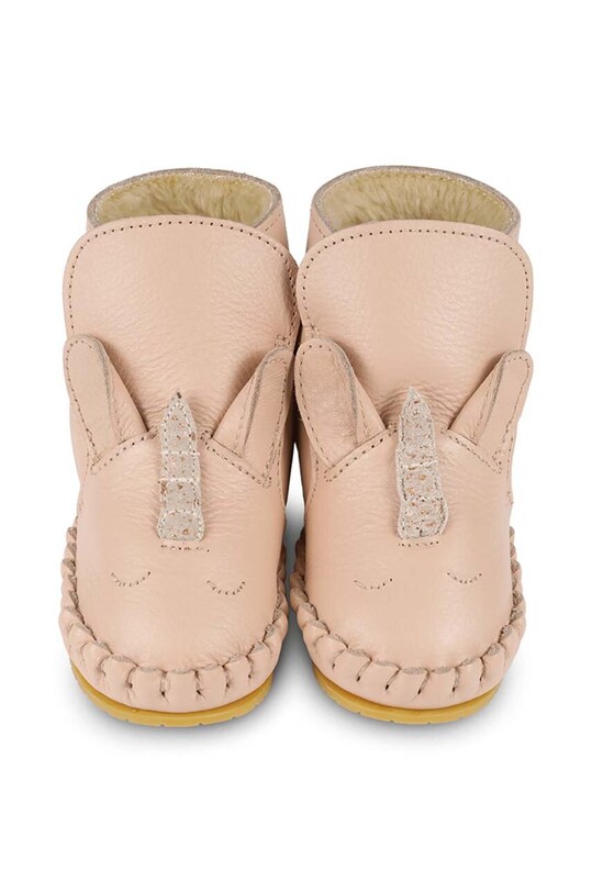 Кожаные кроссовки для младенцев Donsje Kapi Special Booties Unicorn розовый 1028305.