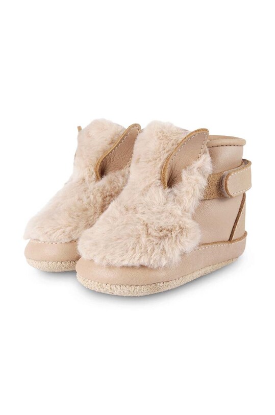 Обувь для новорождённых Donsje Richy Booties Fluffy Bunny 1033808. бежевый AW24