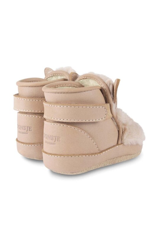 Девочка Обувь для новорождённых Donsje Richy Booties Fluffy Bunny 1033808. бежевый