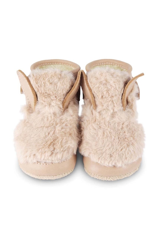 Бебешки обувки Donsje Richy Booties Fluffy Bunny бежов 1033808.