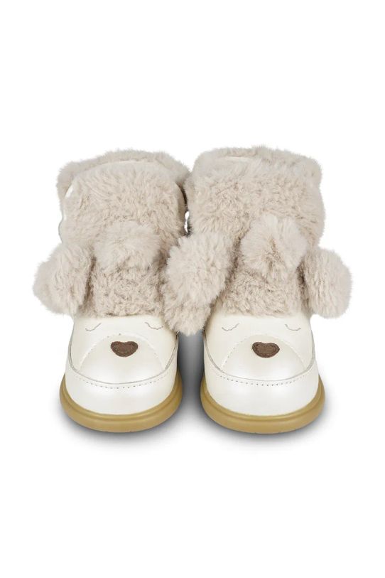 Donsje buty zimowe skórzane dziecięce Dubu Exclusive Shoes Poodle 1500503. beżowy AW24