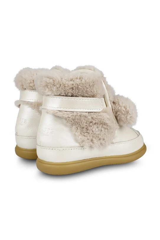 Dětské kožené zimní boty Donsje Dubu Exclusive Shoes Poodle béžová 1500503.
