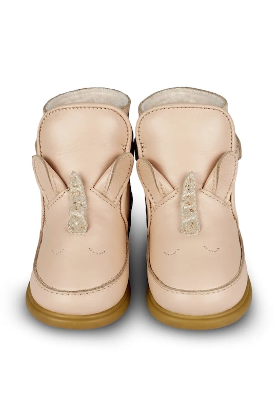 Детские кожаные зимние ботинки Donsje Dubu Special Shoes Unicorn 1500603. розовый AW24