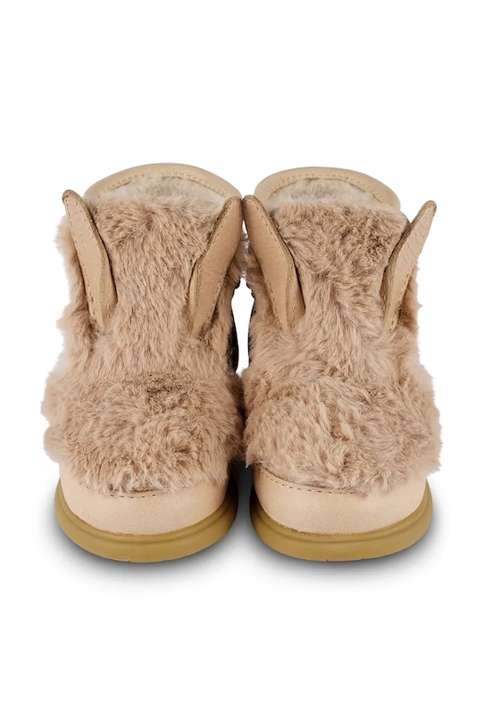 Дитячі замшеві зимові черевики Donsje Roumi Shoes Fluffy Bunny 1500902. бежевий AW24