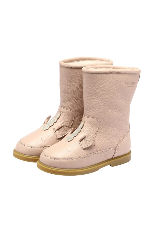 Fete Donsje ghete de iarna pentru copii din piele Wadudu Special Boots Unicorn 2022109.29.33 roz
