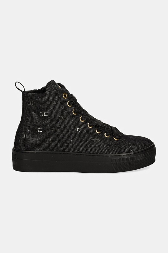 Elisabetta Franchi trampki dziecięce F4A9.E0107.1781 czarny AW24