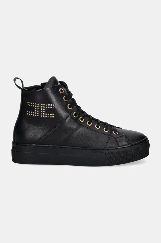 Elisabetta Franchi trapery skórzane dziecięce F4A9.E0109.1251 czarny AW24