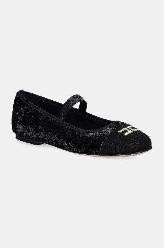 Дитячі балетки Elisabetta Franchi чорний F4A3.E0096.1788