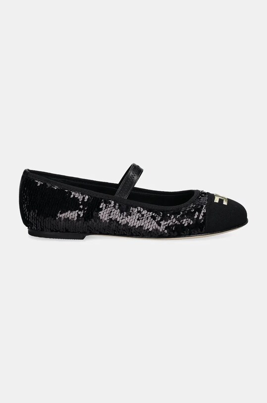 Дитячі балетки Elisabetta Franchi F4A3.E0096.1788 чорний AW24