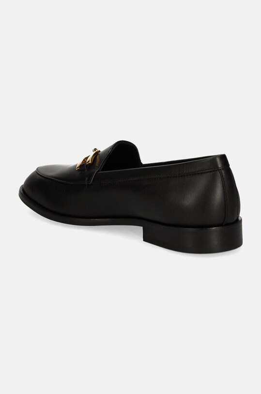 Fete Elisabetta Franchi mocasini din piele pentru copii F4A4.E0098.0238 negru