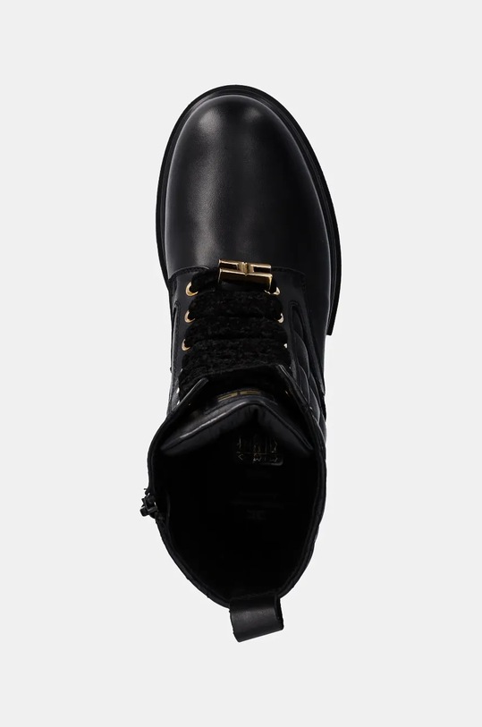 Детские кожаные полусапожки Elisabetta Franchi чёрный F4A5.E0135.1251