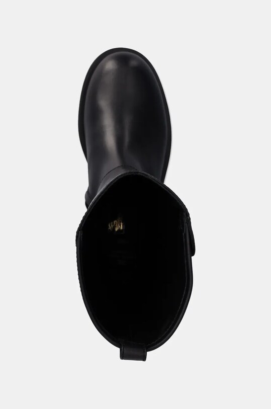 Кожаные полусапожки Elisabetta Franchi чёрный F4A6.E0159.1251