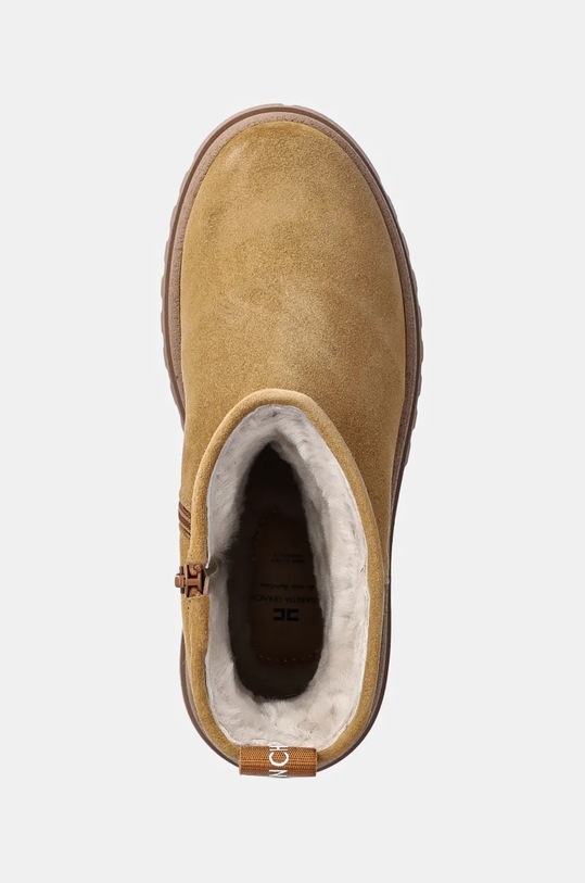 Elisabetta Franchi śniegowce zamszowe dziecięce brązowy F4A6.E0165.0446