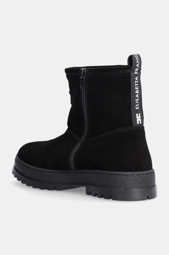 Fete Elisabetta Franchi cizme de zapada din piele intoarsa F4A6.E0165.0446 negru