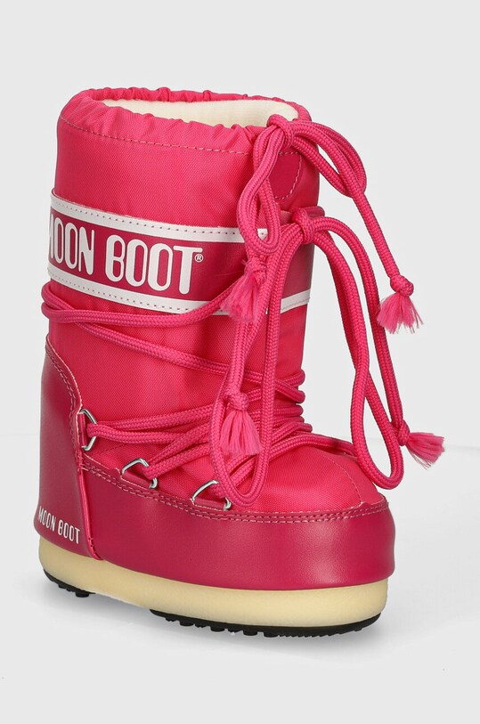 Detské snehule Moon Boot ICON NYLON textilný ružová 80D1400440