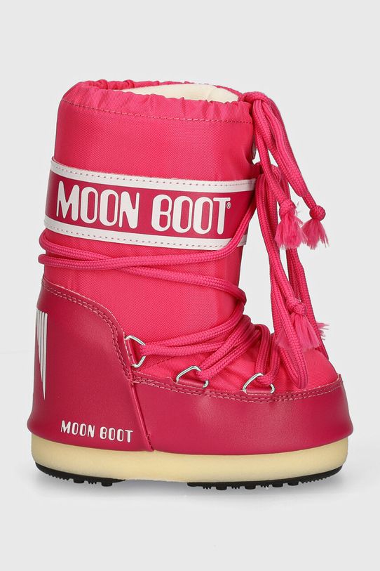 Moon Boot cizme de iarna copii ICON NYLON 80D1400440 roz AW24