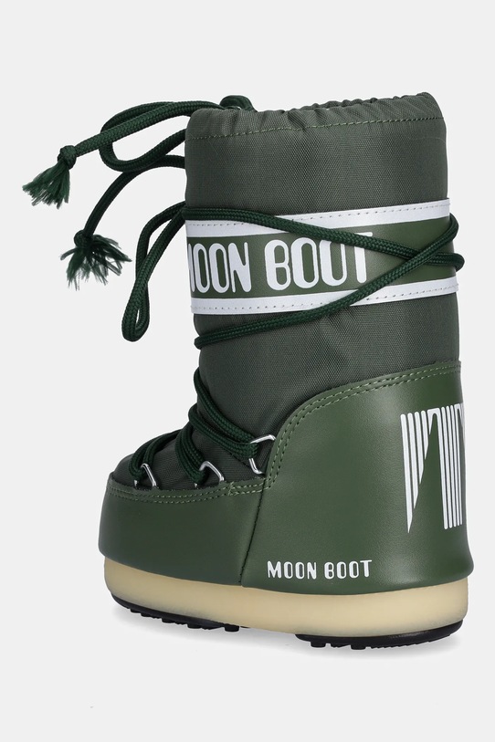 Chłopiec Moon Boot śniegowce dziecięce ICON NYLON 80D1400440 zielony