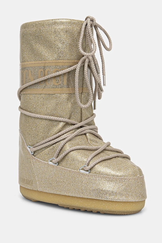 Дитячі чоботи Moon Boot ICON GLITTER синтетичний золотий 80D1402850