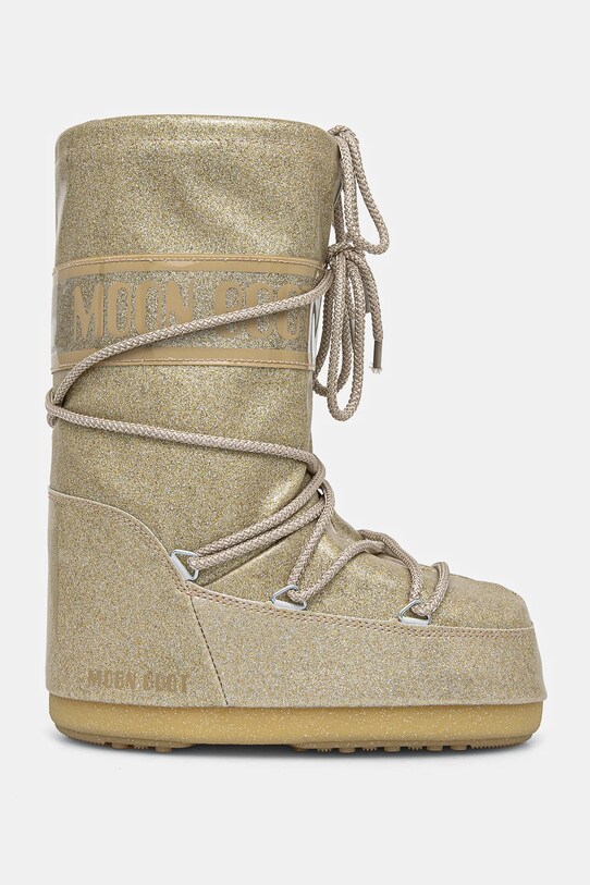 Дитячі чоботи Moon Boot ICON GLITTER 80D1402850 золотий AW24