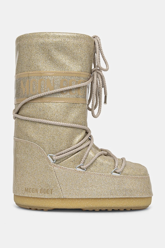Дитячі чоботи Moon Boot ICON GLITTER 80D1402850 золотий AW24