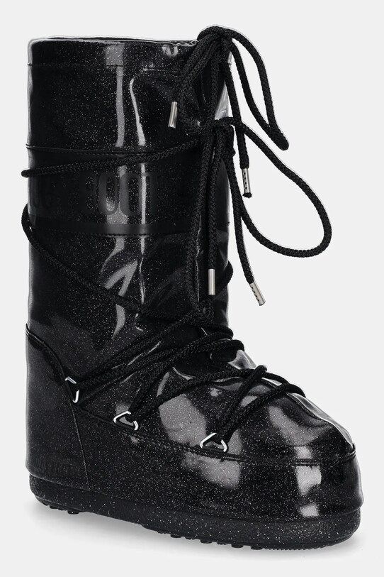Дитячі чоботи Moon Boot ICON GLITTER синтетичний чорний 80D1402850