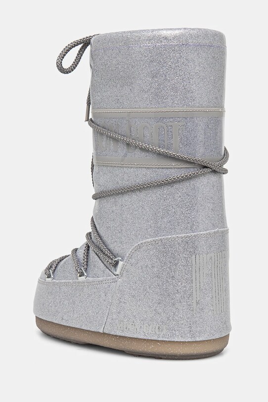Девочка Детские сапоги Moon Boot ICON GLITTER 80D1402850 серебрянный