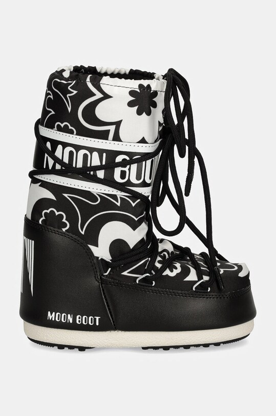 Moon Boot śniegowce dziecięce ICON FLOWER 80D1402940 czarny AW24