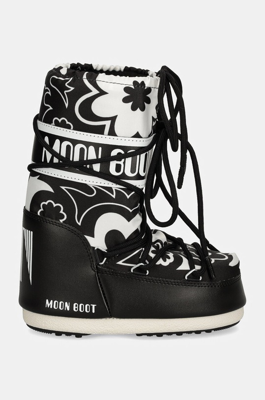 Παιδικές μπότες χιονιού Moon Boot ICON FLOWER 80D1402940 μαύρο AW24