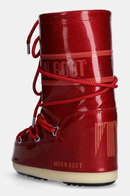 Djevojčice Dječje cipele za snijeg Moon Boot ICON JR GLITTER 80D3400290 crvena