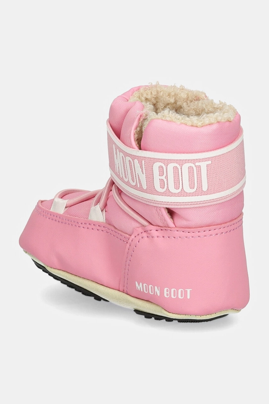 Dziewczynka Moon Boot śniegowce dziecięce CRIB NYLON 80D3401020.G różowy