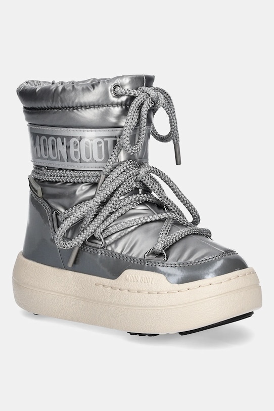 Дитячі чоботи Moon Boot JR PARK BOOT з утепленням срібний 80D3440020.G.27.34