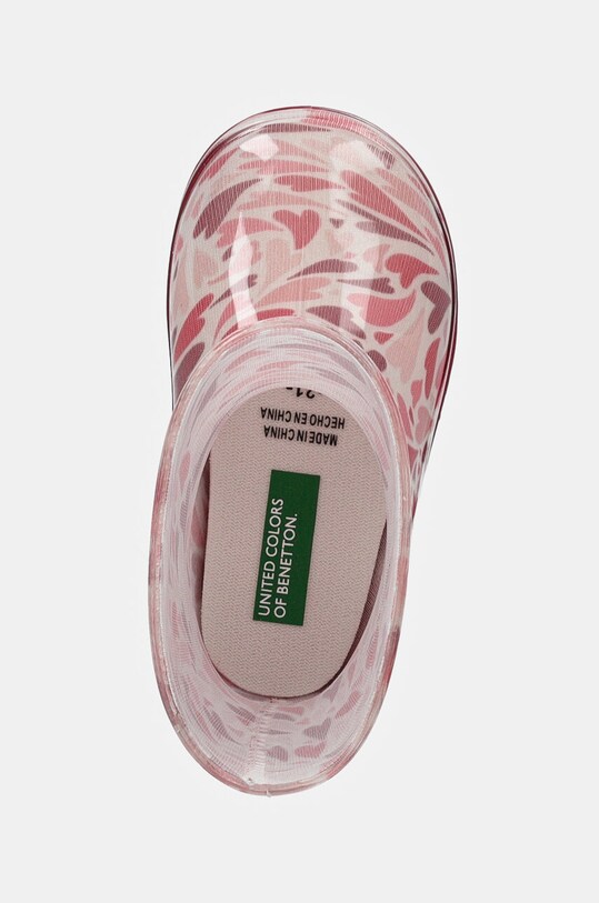 Παιδικές γαλότσες United Colors of Benetton ροζ 8KD8GD014.P.Seasonal