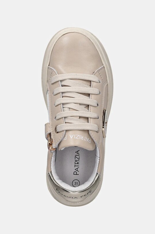 Patrizia Pepe sneakers pentru copii bej PPJ853.31.34