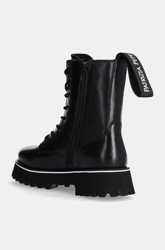 Obuwie Patrizia Pepe Girl workery skórzane PPJ865 czarny