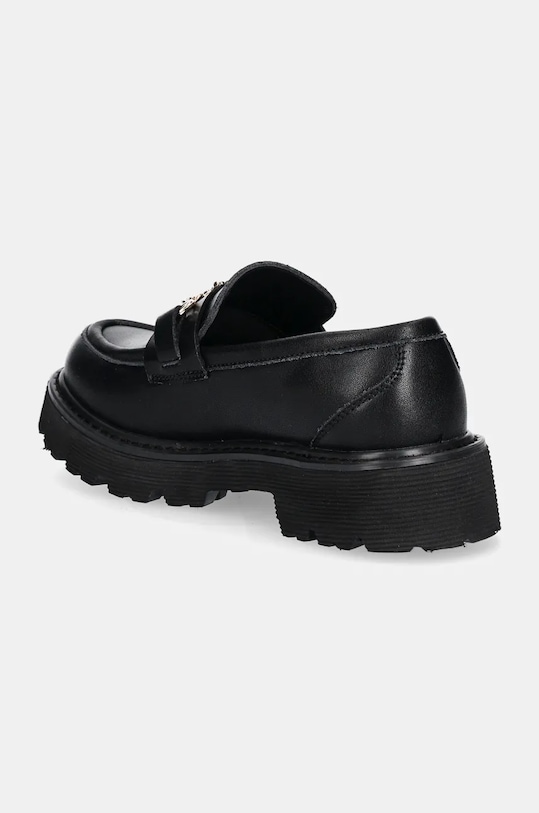 Obuwie Patrizia Pepe Girl mokasyny skórzane PPJ881.31.34 czarny